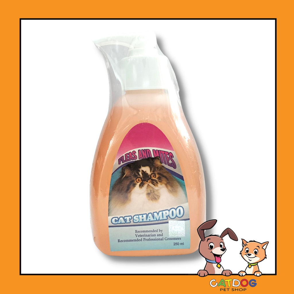 Jual Shampoo Kucing Sanitizer Cat Fleas & Mites 250ml Shopee Indonesia