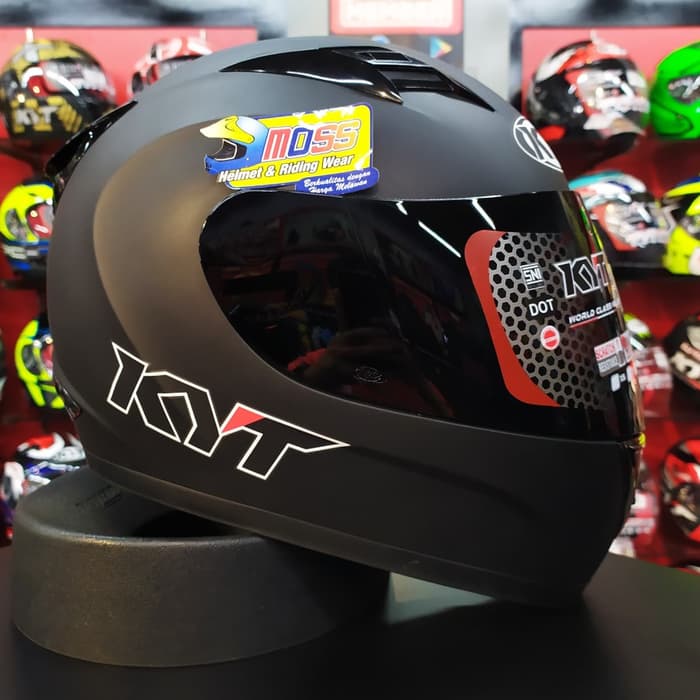Jual Helm KYT R10 Polos Solid Hitam Doff Full Face Original Product Shopee Indonesia