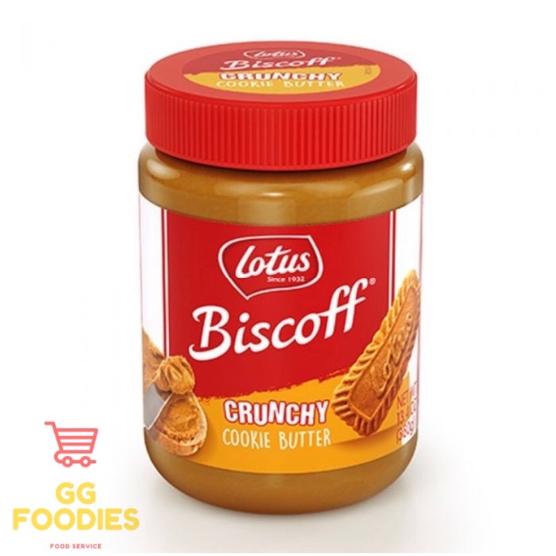 Jual Lotus Biscoff Crunchy Biscuit Spread 380 GR Halal Selai Premium
