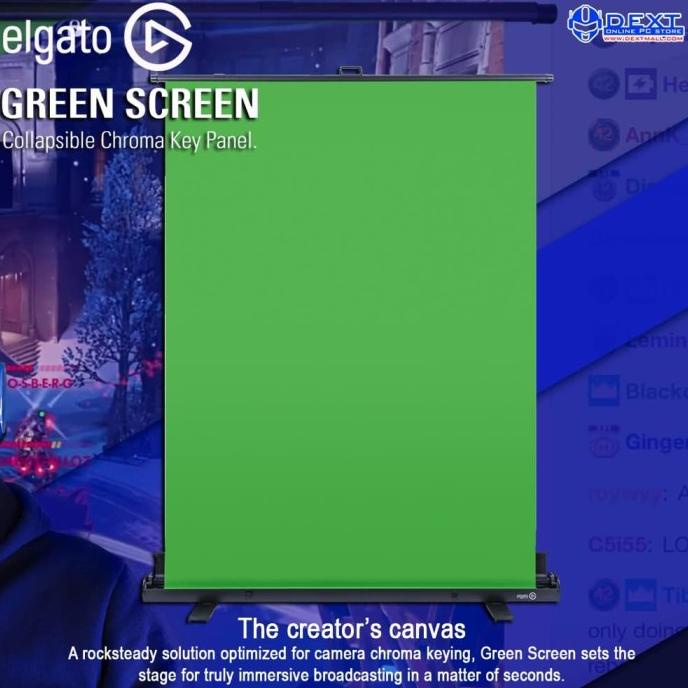 Jual Elgato Green Screen Collapsible Chroma Key Panel Shopee Indonesia