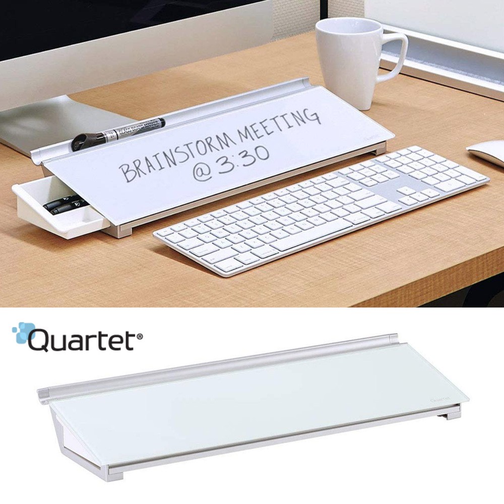 Jual QUARTET Glass Whiteboard Desktop Computer Pad 18 x 6 inch (45 x 15