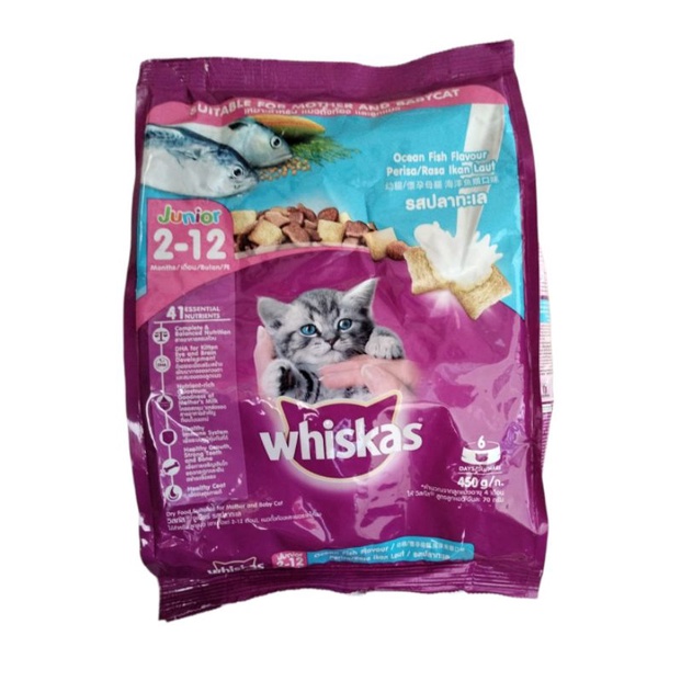 Jual Whiskas Junior Dry Food 450gr Makanan Kering Kucing Whiskas