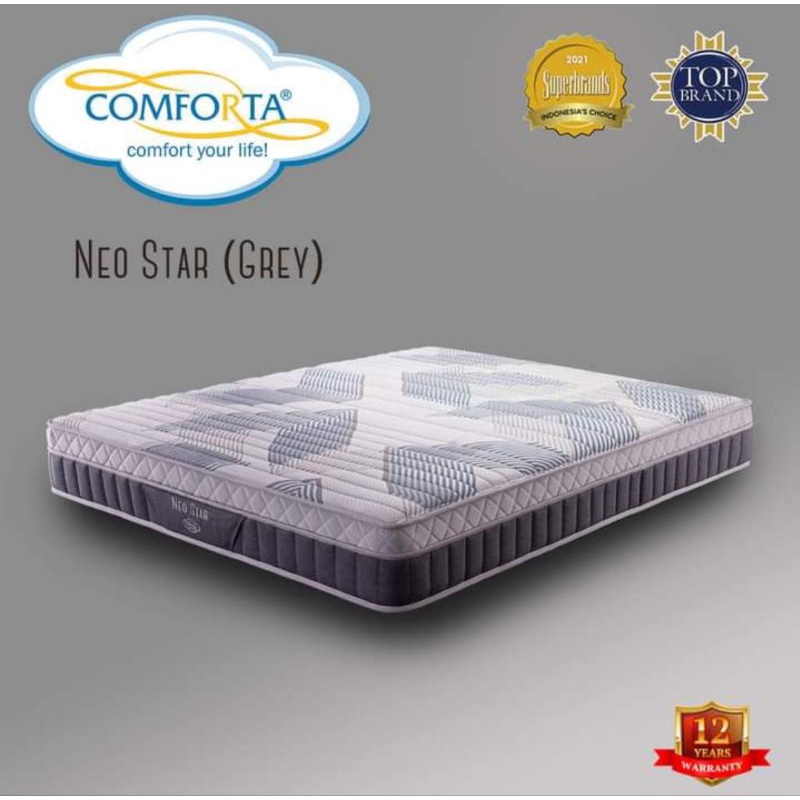Jual SPRING BED COMFORTA NEO STAR 2022 (120,160,180x200) Shopee Indonesia