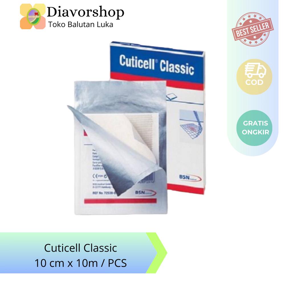 Jual Cuticell classic 10cmx10cm / Parrafin dressing / Penutup Luka Shopee Indonesia