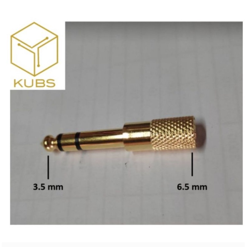 Jual audio jack converter 3.5 to 6.5 mm Shopee Indonesia