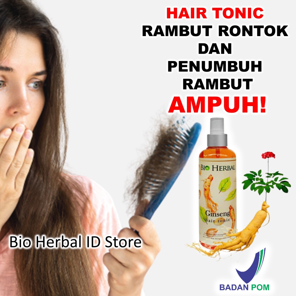 Jual Serum Rambut Rontok Obat Ketombe Dan Rambut Rontok Hair Loss Ginseng Hair Tonic B2A