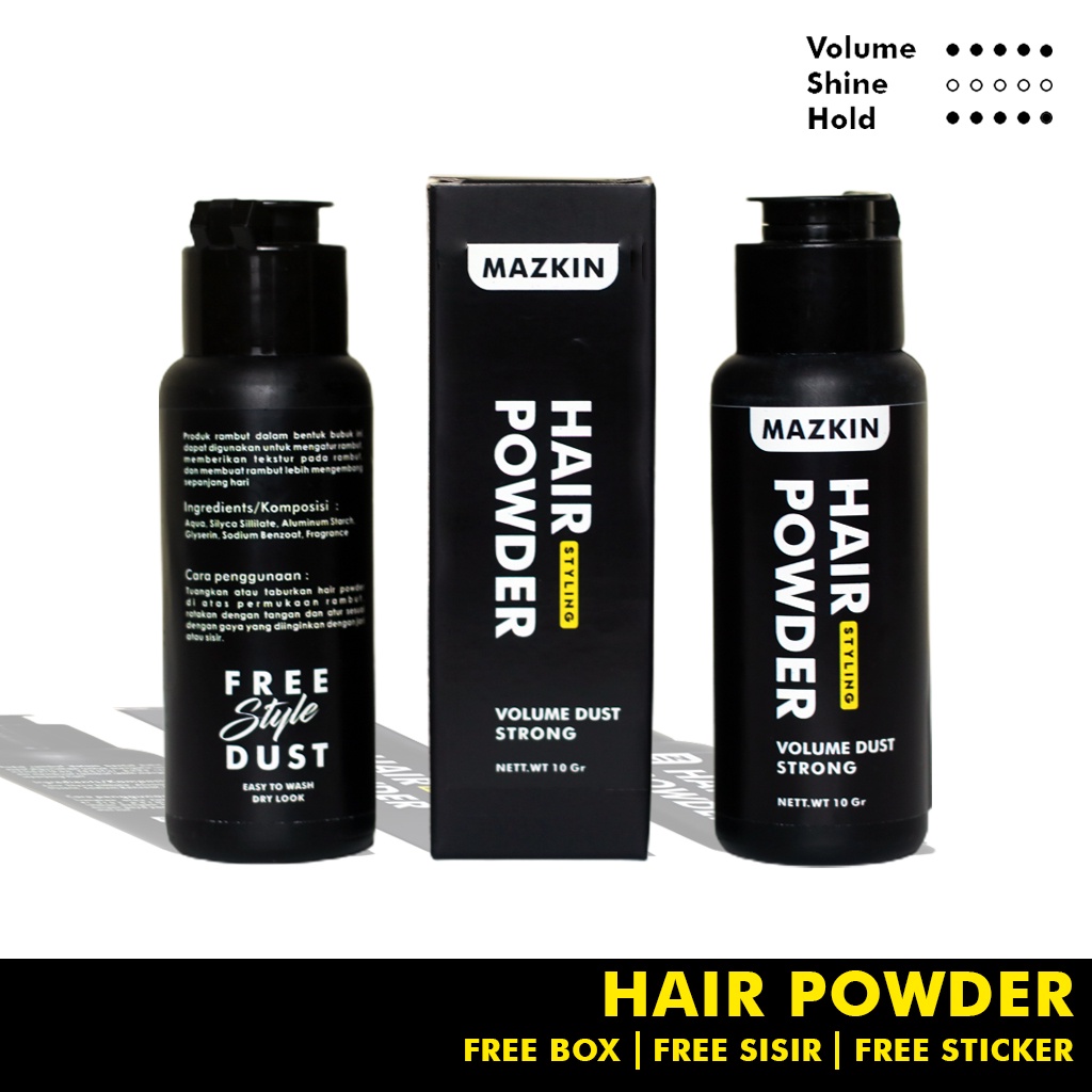 Jual MAZKIN HAIR POWDER Volume dust hair styling powder Shopee Indonesia