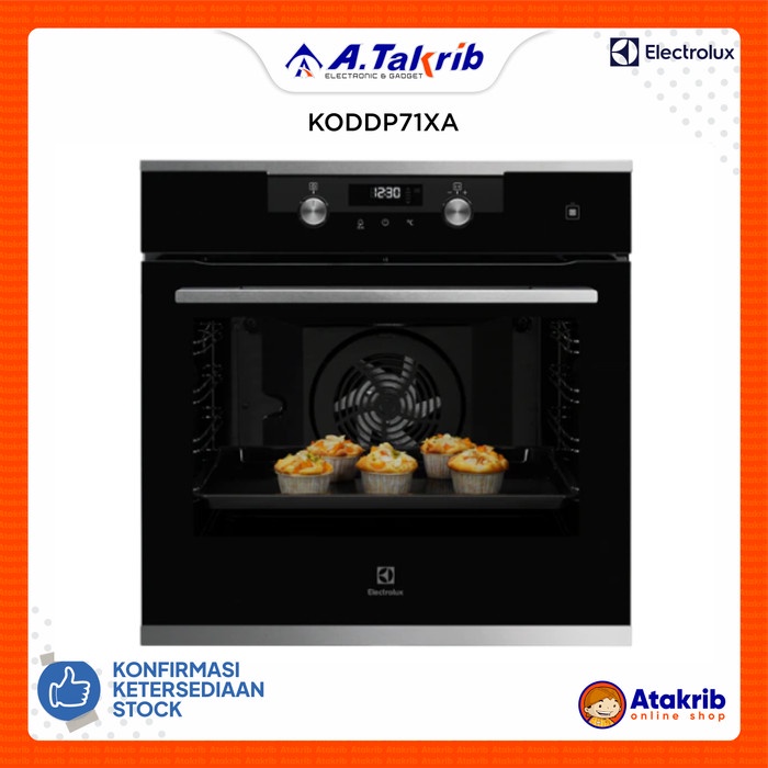 Jual ELECTROLUX OVEN TANAM LISTRIK KODDP71XA 60cm Kapasitas 72L