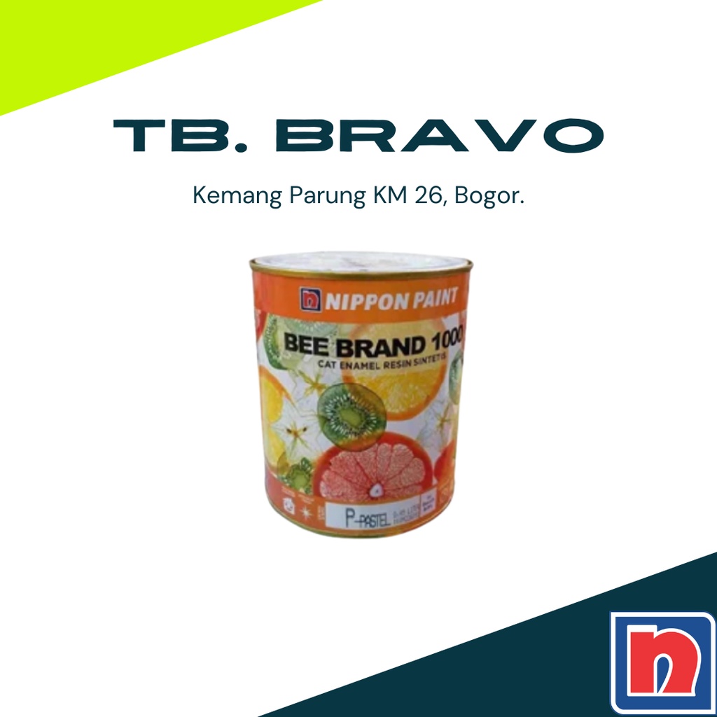 Jual Cat Kayu & Besi Nippon Paint Bee Brand 1000 1liter Shopee Indonesia
