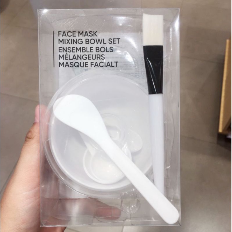 Jual MINISO FACE MASK MIXING BOWL SET / SET MANGKOK MASKER ISI 6 PCS