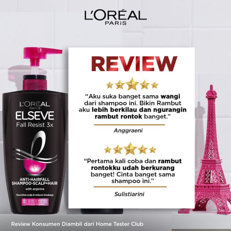 Jual SAMPO ANTI RONTOK/ANTI KETOMBE/ LOreal Paris Fall Resist 3x