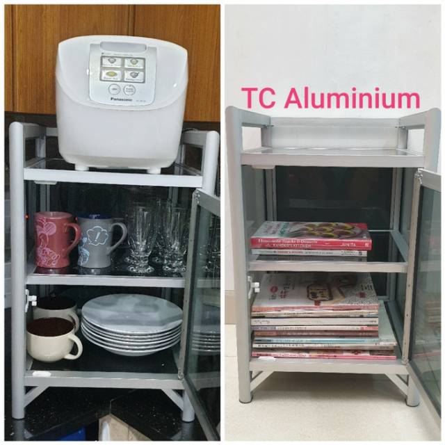 Jual 734 48X48X55 CA LEMARI RAK DISPENSER GALON AIR, MEJA RICE COOKER