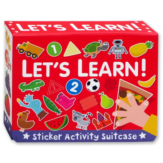 Jual LET'S PLAY / LEARN Sticker Activity Suitcase (Includes 6 Books