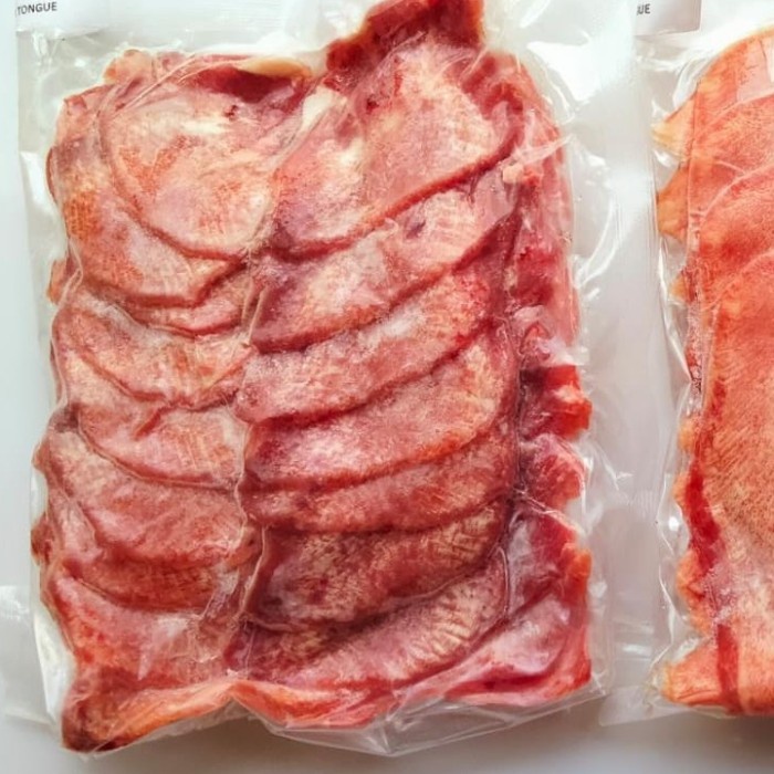 Jual NATUREFOOD DAGING SAPI LIDAH OXTONGUE GRAIN FED YOUNG BEEF 2MM