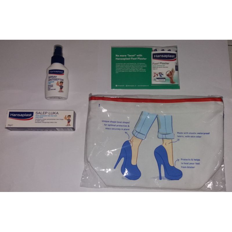 Jual Hansaplast spray antiseptik + wound care kemasan baru (free foot