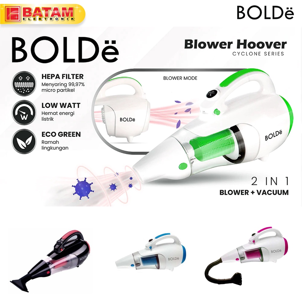 Jual Bolde Super BLOWER HOOVER Cyclone Series 2 in 1 Vacuum Cleaner