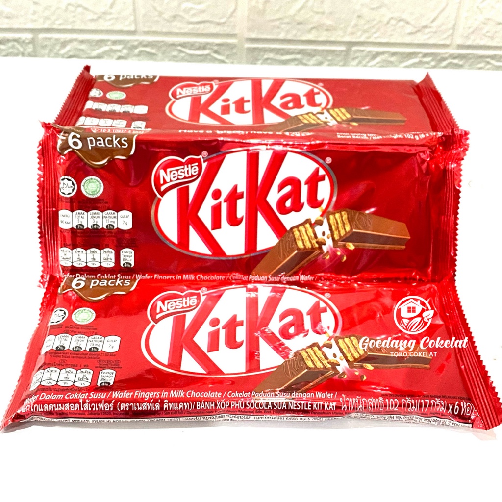Jual Nestle Coklat KitKat Kit Kat Wafer Coklat 2 Fingers 2F Multipack