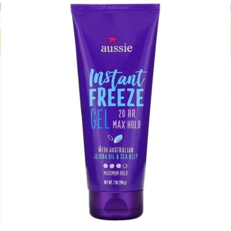 Jual Aussie Instant Freeze Gel 20hr max hold 198gr Shopee Indonesia