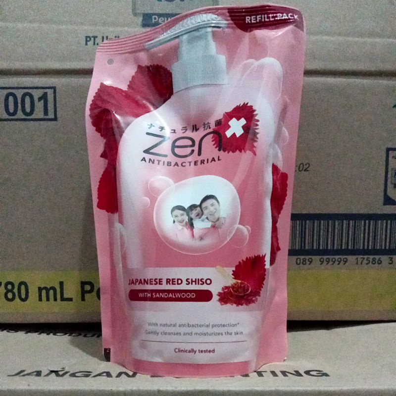 Jual ZEN BODY WASH JAPANESE RED SHISO 400 ML Shopee Indonesia