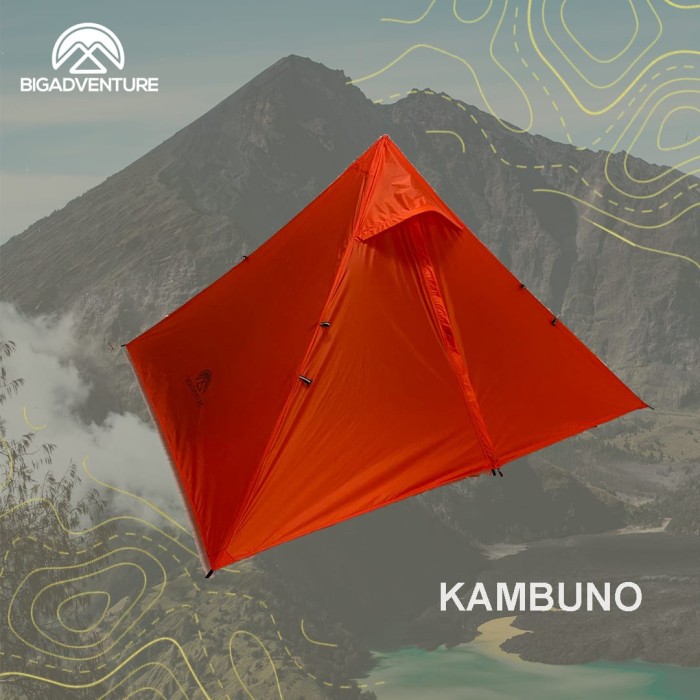 Jual Tarp Tent Kambuno 2 Person Bigadventure Tenda Ultralight Original