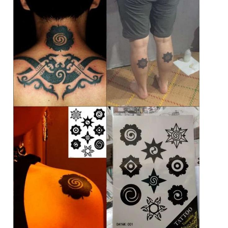 Jual Stok terbaru Desain garis gelang tribal temporary tattoo tato