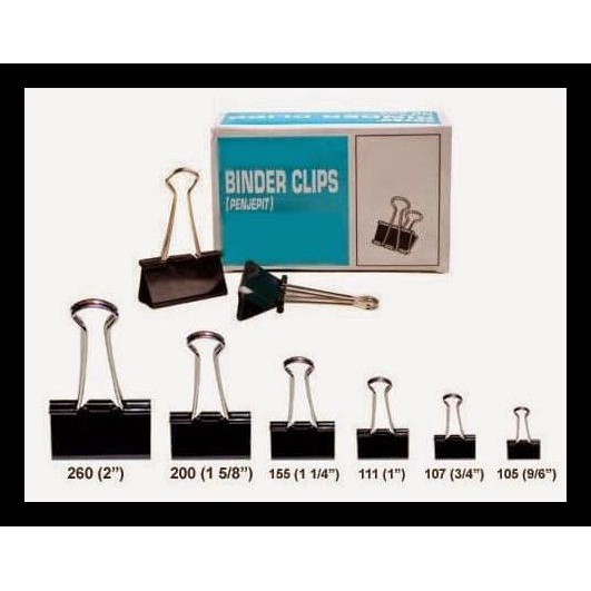 Jual BIG SALE! Klip Binder Clips 260 (Ukuran Paling Besar) Shopee