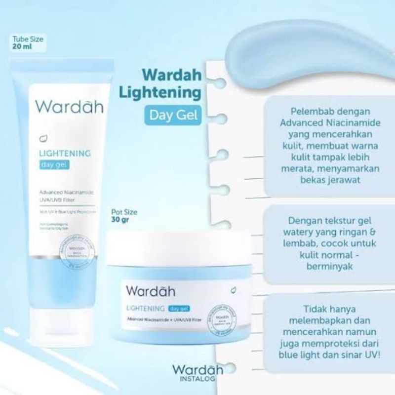 Jual Wardah Lightening Day Gel 20gr dan 30gr Shopee Indonesia
