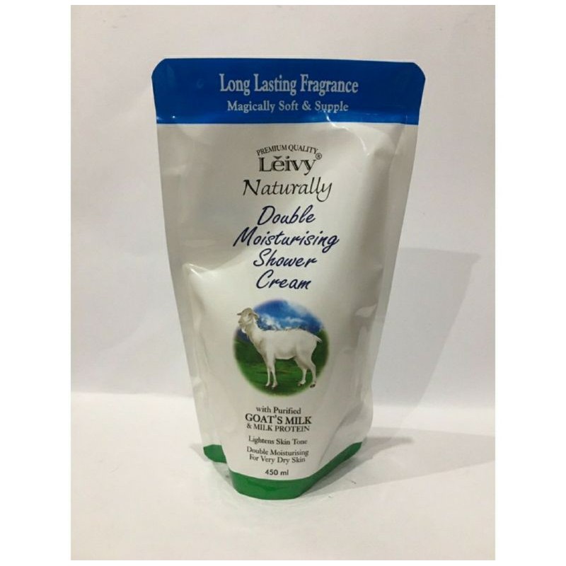 Jual Leivy Shower Cream Goat Milk / Sabun Mandi / Body Wash Shopee