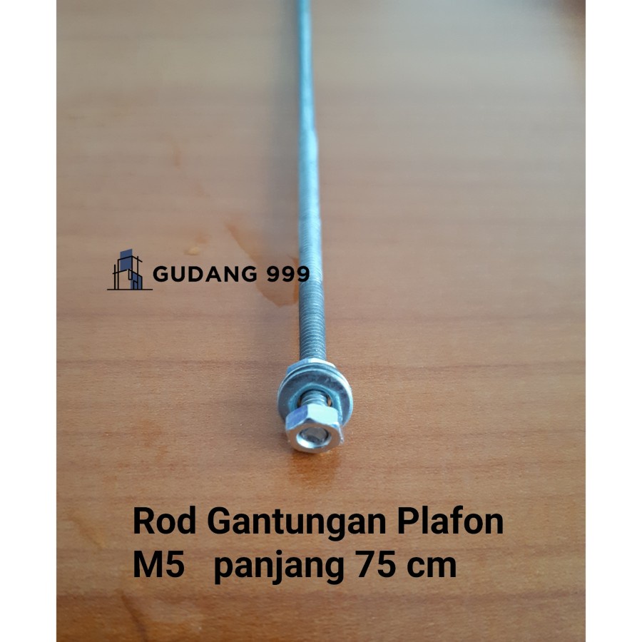 Jual ROD M5 / GANTUNGAN RANGKA 75 CM / SUSPENSION ROD / GANTUNGAN
