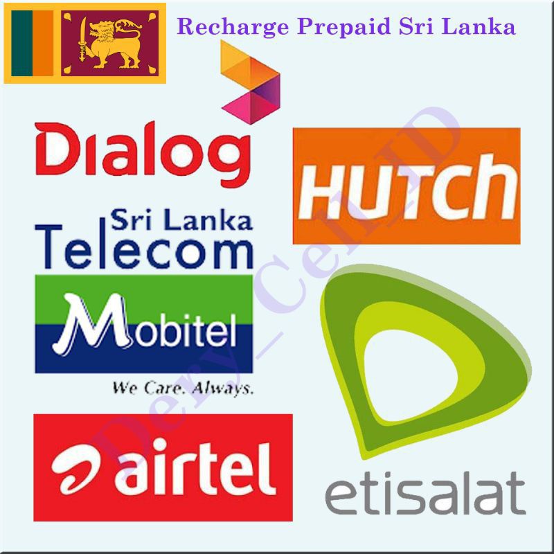 Jual Sri Lanka PuIsa Prepaid Sri Lanka Dialog, Hutch, Mobitel