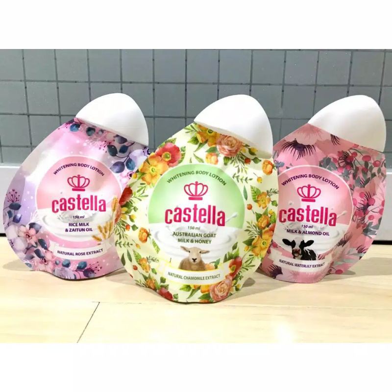 Jual CASTELLA WHITENING BODY LOTION 150ml Shopee Indonesia