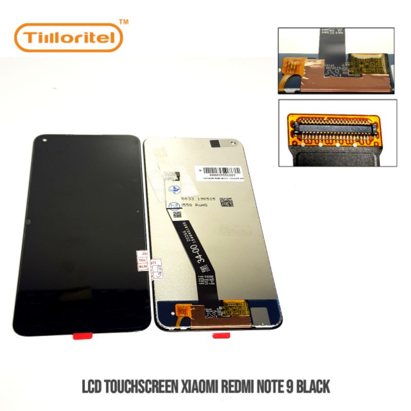Jual LCD TOUCHSCREEN XIAOMI REDMI NOTE 9 BLACK Shopee Indonesia