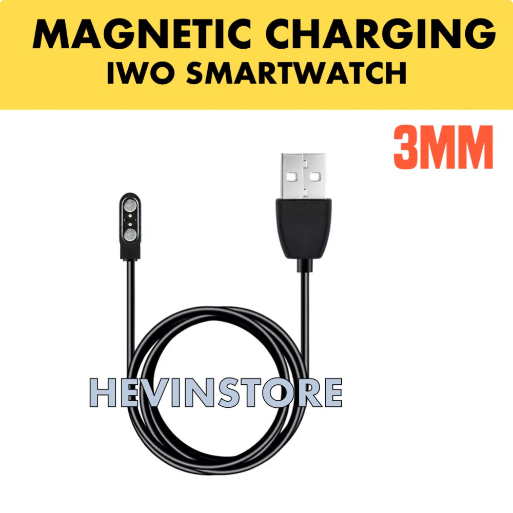 Jual CHARGER SMARTWATCH CHARGING 2PIN 3mm Shopee Indonesia