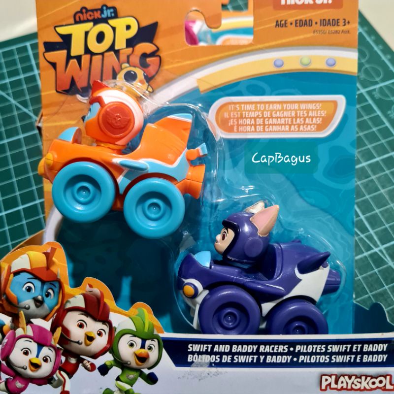 Jual Top Wing Swift And Baddy Racers Pilots Racer Playskool Play Skool