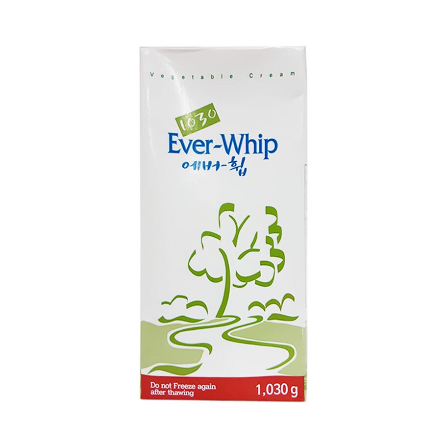 Jual EVER WHIP NON DAIRY WHIPPING CREAM SUGAR FREE 1030 GR (PACK PUTIH) Shopee Indonesia