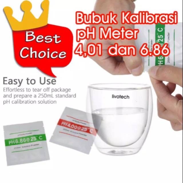 Jual Bubuk kalibrasi ph meter air ph buffer Shopee Indonesia