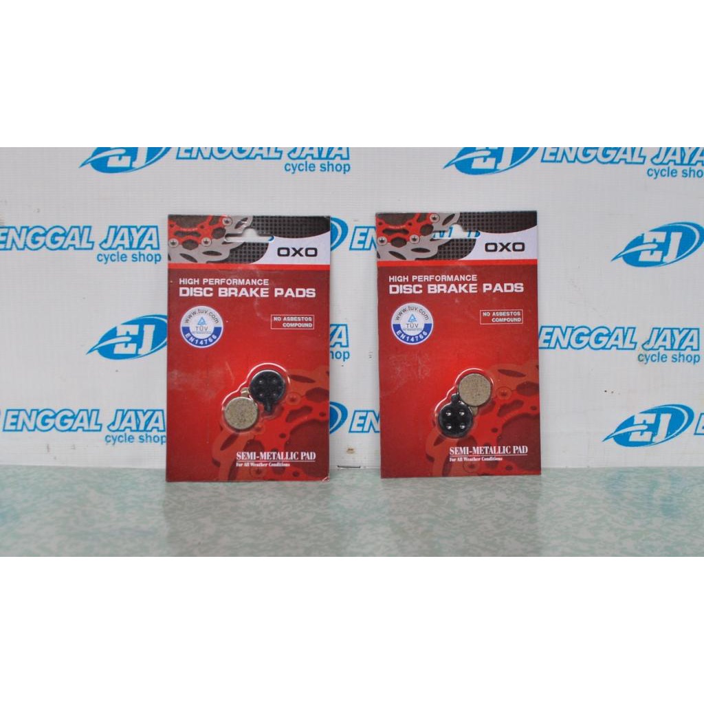 Jual Disc Brake Pad Kampas Rem Cakram Sepeda OXO M16 TAIWAN Model Zoom