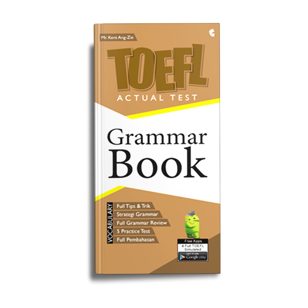 Jual BUKU TES TOEFL TOEIC TOEFL ACTUAL TEST GRAMMAR BOOK Shopee Indonesia