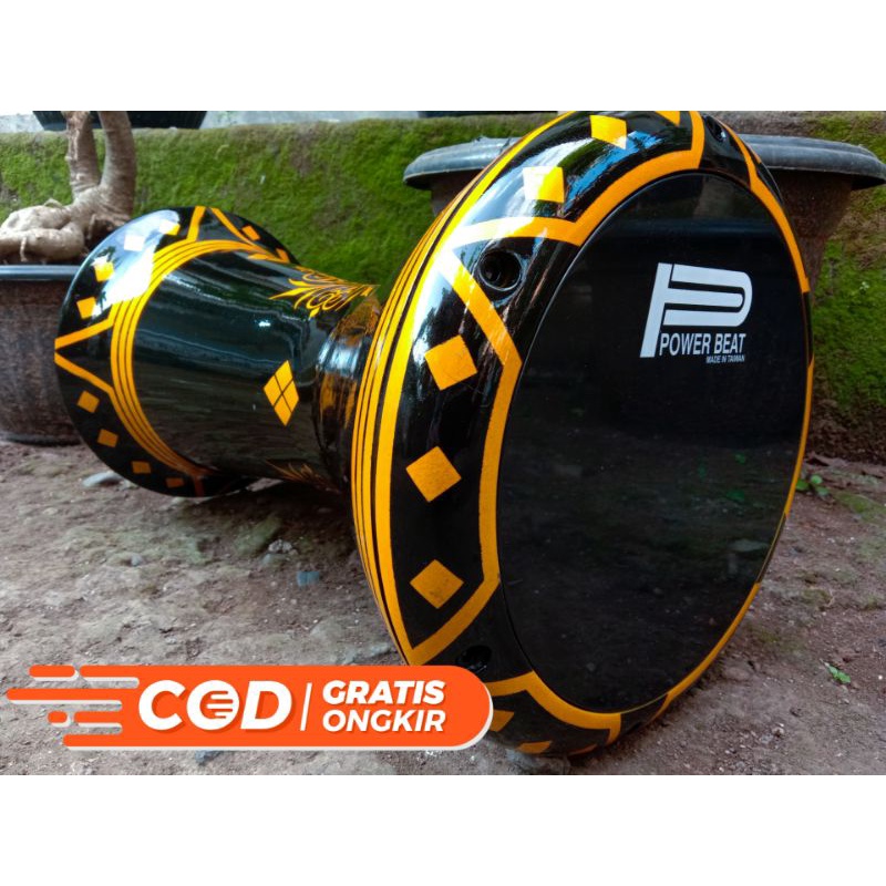 Jual Darbuka 8 inc motif gold free kunci L / Darbuka Murah / Fullset