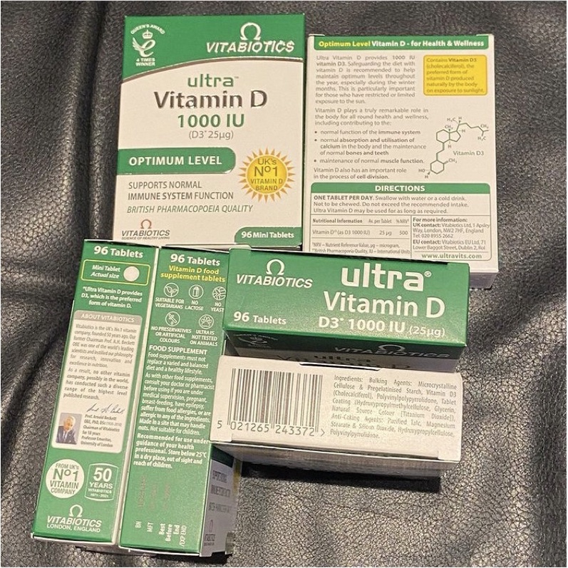 Jual Vitabiotics Ultra Vitamin D 1,000iu isi 96 tablet Shopee Indonesia