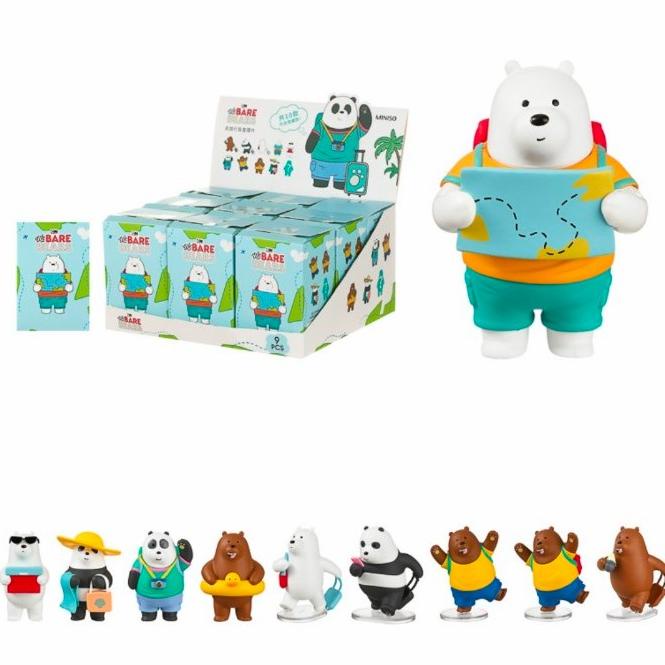 Jual Miniso We Bare Bears Go To Travel Figure Blind Box Shopee Indonesia