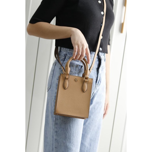 Jual Tory Burch Original T Emerson Mini Shopper Tote Shopee Indonesia