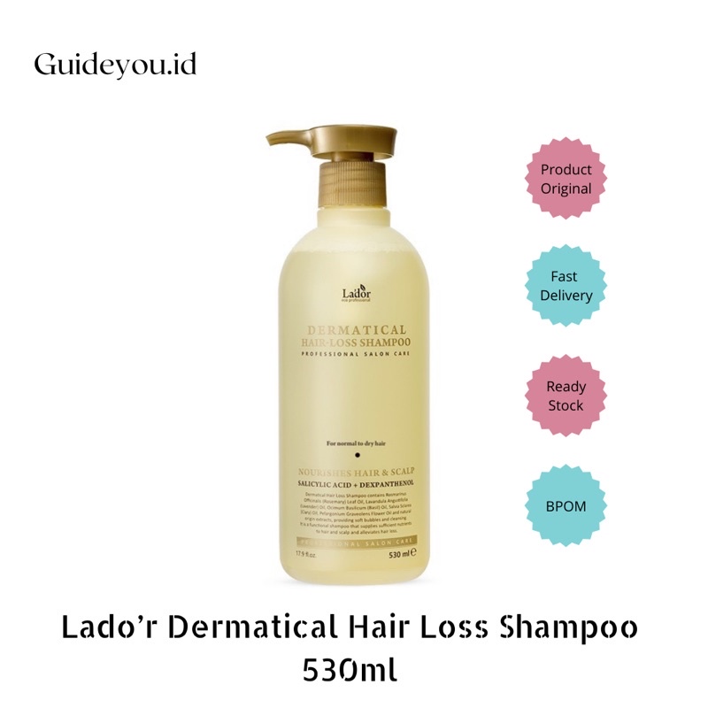 Jual Lador Dermatical Hair Loss Shampoo 530ml Shopee Indonesia