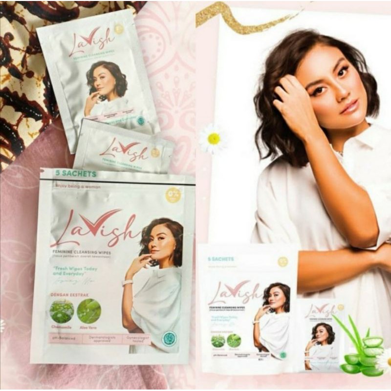 Jual Lavish Feminine Cleansing Wipes (Pouch) Shopee Indonesia