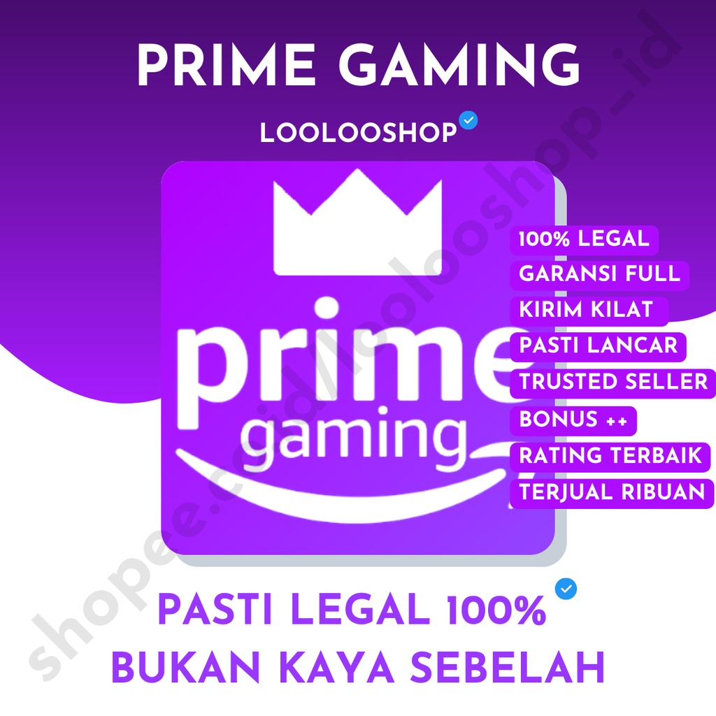 Jual PRIME GAMING AMAZON PRIME GAMING TWITCH PRIME GAMING AMAZON
