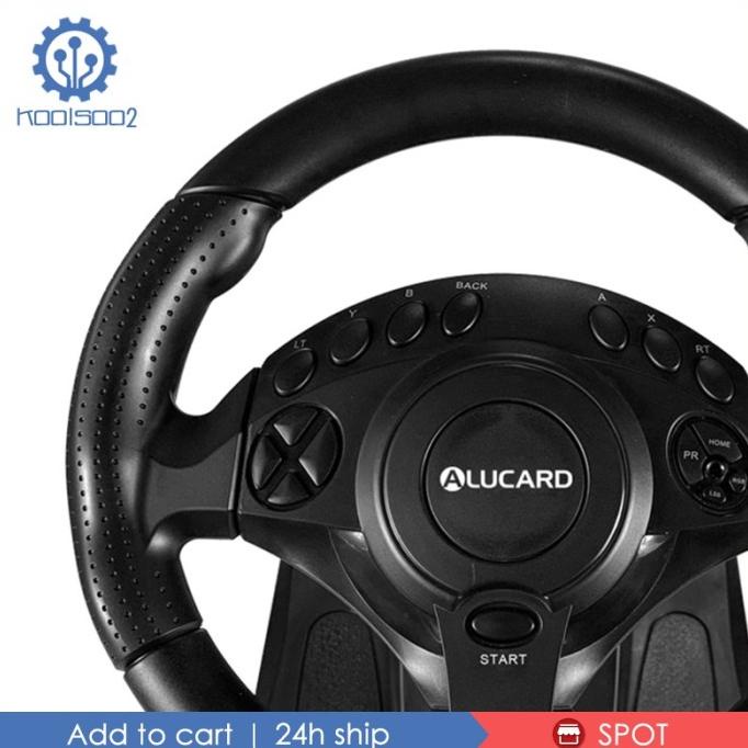 Jual Car Racing Game Steering Wheel Pedals Kit Driving Simulator