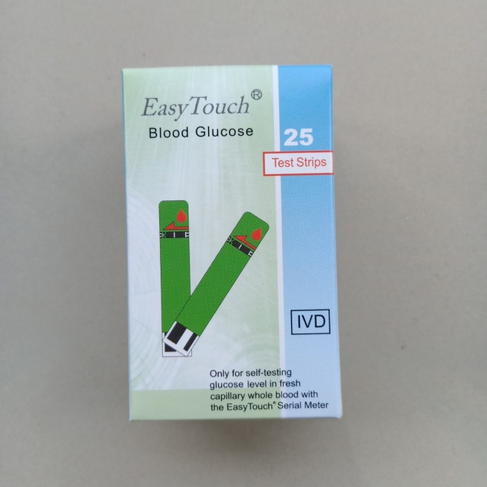 Jual Strip Easy Touch Gula Darah isi 25 Test / Easy Touch Blood Glucose Shopee Indonesia
