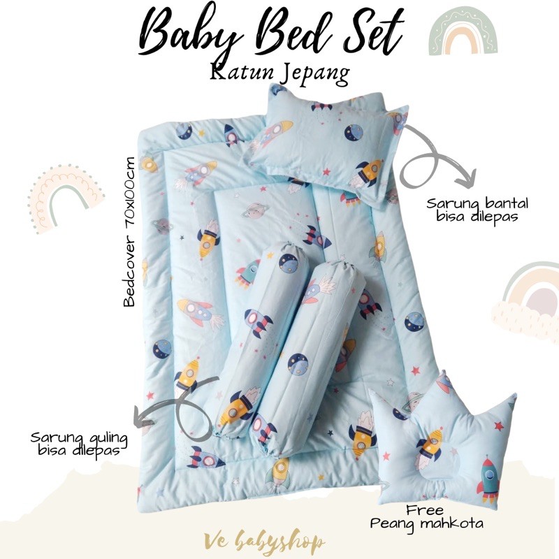 Jual Bed cover set bayi baby bed set baby bedding set KATUN JEPANG Free