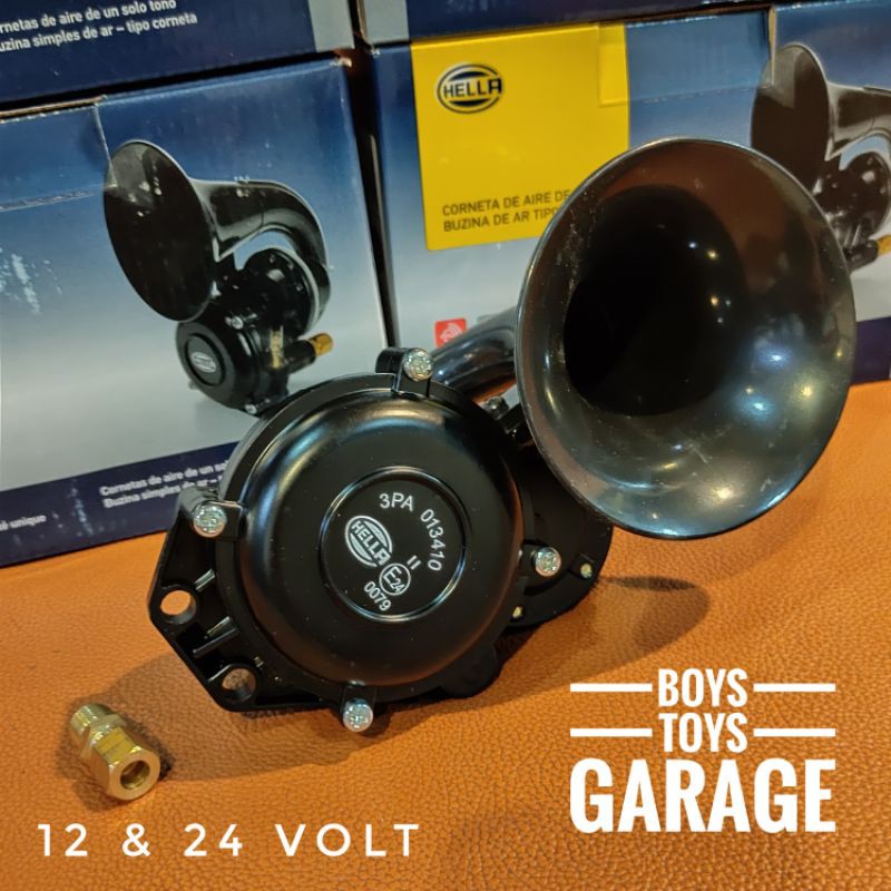 Jual Klakson Hella 12V 24V Hella Single Tone Air Horn Cobra Klakson