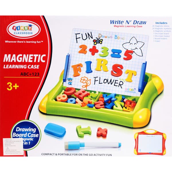 Jual Mainan Edukasi Learning Case Drawing Board 2 in 1 classroom Shopee Indonesia